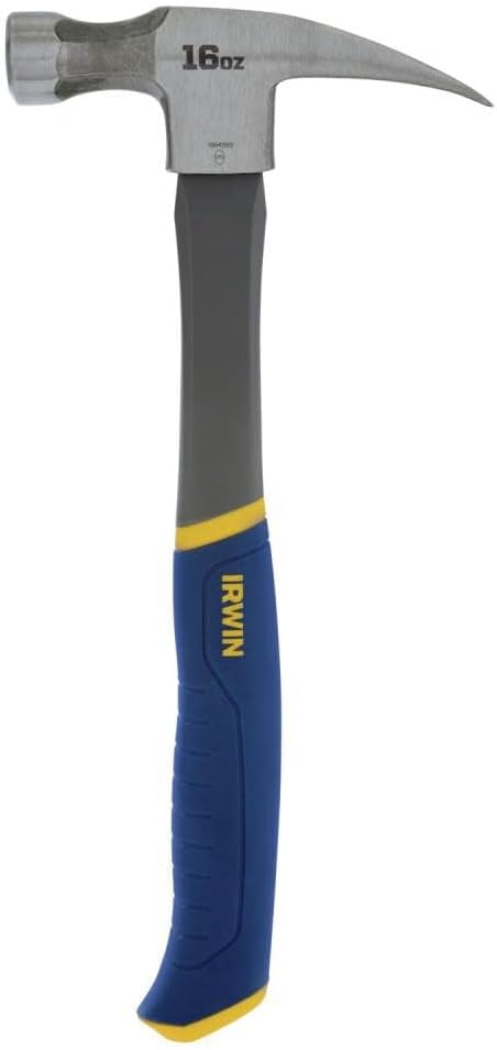 IRWIN Hammer, Fiberglass, General Purpose, Claw, 16 oz. (1954889)
