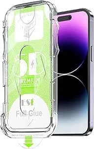 MADNOVA Apple iPhone iPhone iPhone 14 Pro Max Compatible with Alignment Apparatus and Dust-Free Under Glass When Installing Extra Strong Screen Protective Glass Against Blows