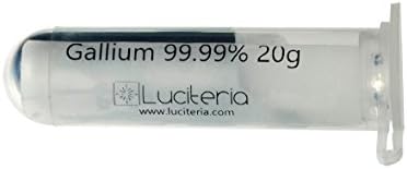 Gallium Metal 99.99% Pure 20 Grams Get In Five Days or Get Refund