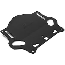 AltRider Motorcycle Pillion Rack Compatible with BMW R 1200 & R 1250 GS/GSA Water Cooled - Thick Aluminum Plate with Zero Snag Design - Replaces Rear Seat for Expanded Cargo Capacity - Black