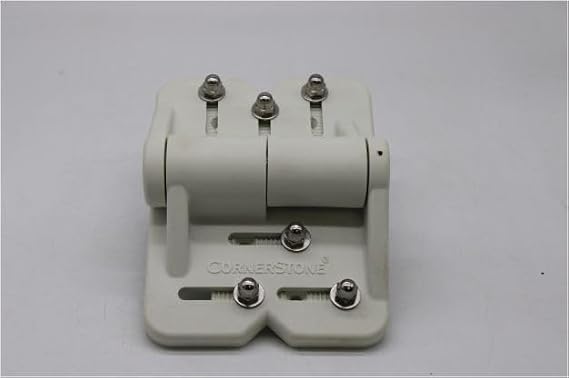 Cornerstone Fully Adjustable Self-Closing Nylon Hinges for Vinyl Gates - Set of Two - CH300F-WH - Nationwide Industries