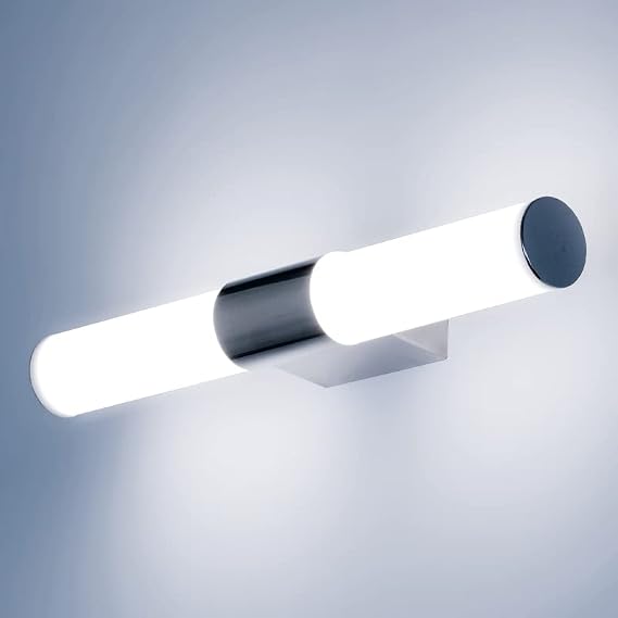 Vanity Light Bar,8W,Bathroom Vanity Light Fixture,LED Mirror Lights,Cupboard,Make Up Illumination,Wall Sconces Bar Lighting,IP65 Waterproof Stainless Steel Wall Lighting Over Mirror,Cool White,6000K