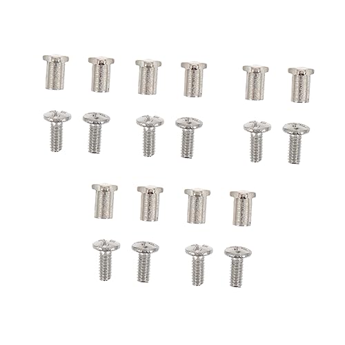 Healifty Glasses Repair Tools Kit with Eye Glass Screws 2 Sets of Internal Thread Binding Screws for Eyeglass Lens Replacement and Eyewear Maintenance