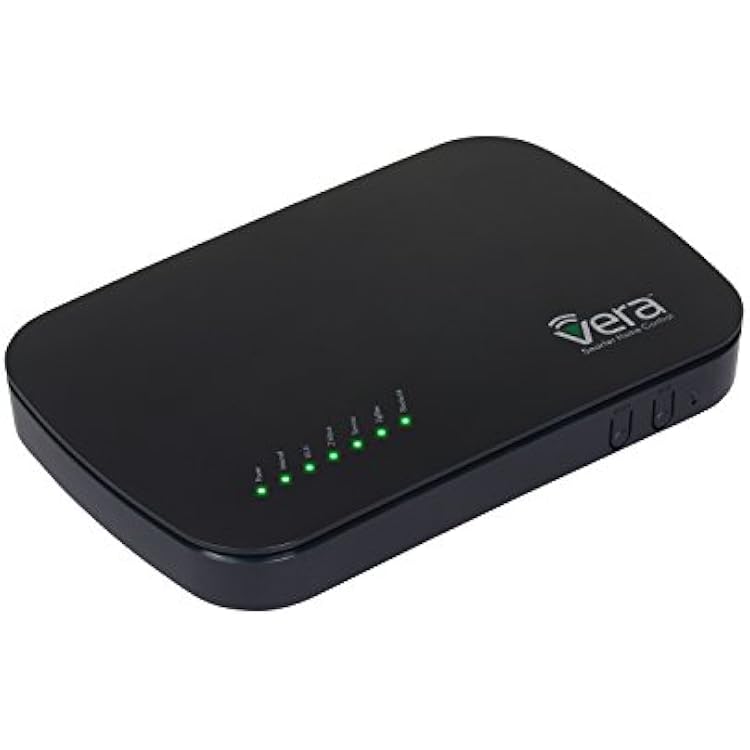 VeraPlus-US Smart Home Controller Hub, 7.71 x 5.0 x 1.33, Black