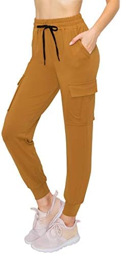 ALWAYS Women's Cargo Jogger Pants - Soft Street Casual Sweatpants