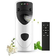Automatic Air Freshener Spray Dispenser With Remote Programmable Fragrance Dispenser Fit for Spray Refills | Wall Mount Aerosol Dispenser Spray for Bathroom, Hotel, Commercial Place