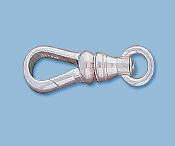 WireJewelry Sterling Silver Swivel Lobster 8x22mm - Pack of 1