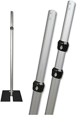 (6 Pack) 7-12 FT Adjustable Uprights for Pipe and Drape Systems