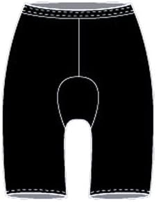 Clothing Shorts Andiamo Women's Padded Skins Black Medium