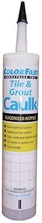 Colorfast Siliconized-Acrylic Caulking - Non-Sanded Custom Building Colors - 10.3 fl oz (Urban Putty #172)