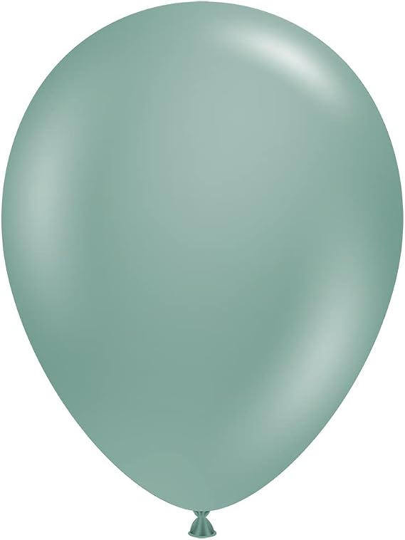 Tuf-Tex 15066 Willow Latex Party Balloons, 5, Willow, Pack of 50