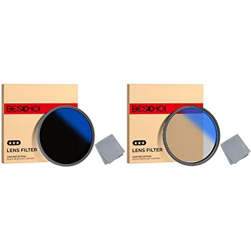 72mm Variable ND2-400 Filter & CPL Lens Filters Kit with Multi-Layer Coatings for Camera Lens
