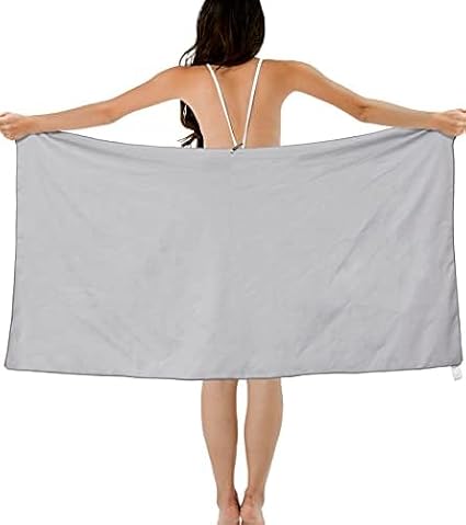 Microfiber Towel for Body, Microfiber Beach Towel, Backpacking Towel,Camping Towels Fast Drying Lightweight,Soft Compact Lightweight Quick Dry Fitness Hiking Yoga Camping Travel Towel