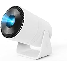 Mini Projector, Support 4K 1080P Portable Projector with Dual Band WIFI6 5G Wireless 5.2 Bluetooth, 200 ANSI Lumens, 180 Rotatable, Auto Keystone Correction,35""-130"" Screen Video Projector