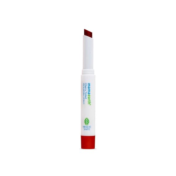 Mamaearth Nourishing Cherry Tinted Natural Lip Balm | 12 Hour Moisturization with Coconut Oil & Cherry | Relieves Dry, Cracked Lips & Makes Lips Soft & Supple | 0.07 Oz2g