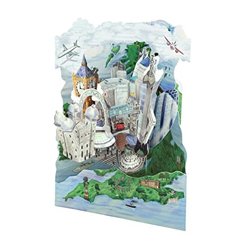 Santoro Swing Card 3D Pop Out, 6 x 8-Inches, UK London