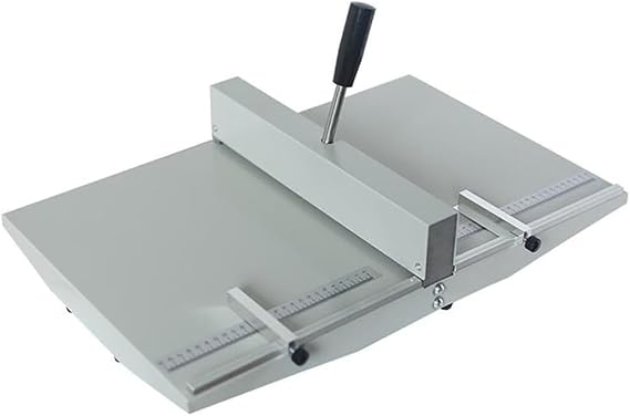 460mm Manual Creasing Machine, A3 Paper Folding Machine, Scoring Paper Creasing Machine use for Indentation of Documents, Cards, Photos, Invitations, Menus