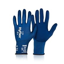 Ansell HyFlex 11-818 Mechanical Protection Gloves - S, Blue (Pack of 1)