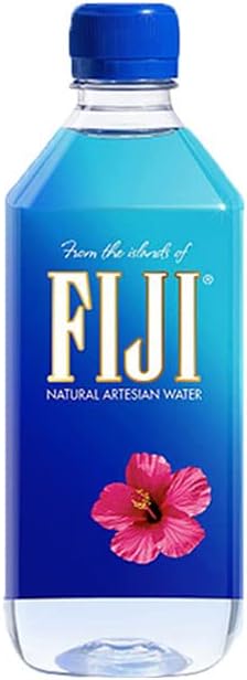 ARVO Fiji Water, 16.9 fl oz 500 ml, 24 Bottles of Water, Mineral Water, Silica Water, Silicone,