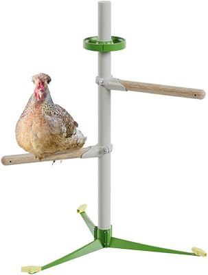 Omlet Freestanding Chicken Perch | Sturdy Wooden Universal Roosting System | Exercise, Train and Treat Your Chickens! | Place Anywhere in Your Yard | Spring Chicken Kit