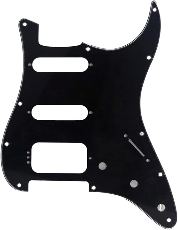 Stratocaster HSS Humbucker Pickguard Scratchplate to Fit Fender Ultra USA MEX - Black