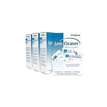 Safetec Lens & Eyeglasses Cleaning Wipes, Pre-Moistened Wipes (4 Pack of 100ct Boxes - 400 Cleaning Cloths)