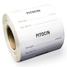 PITOCIN Medical Labels 2"x1"