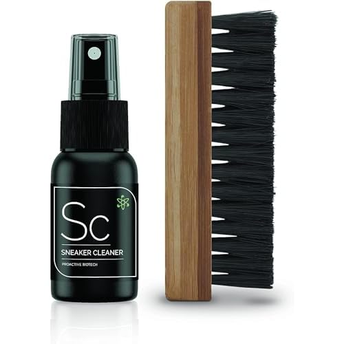 SNEAKER LAB Shoe Cleaner Kit - Cleaner  Premium Brush - Perfect for Most Materials 1.7 Fl Oz Bottle