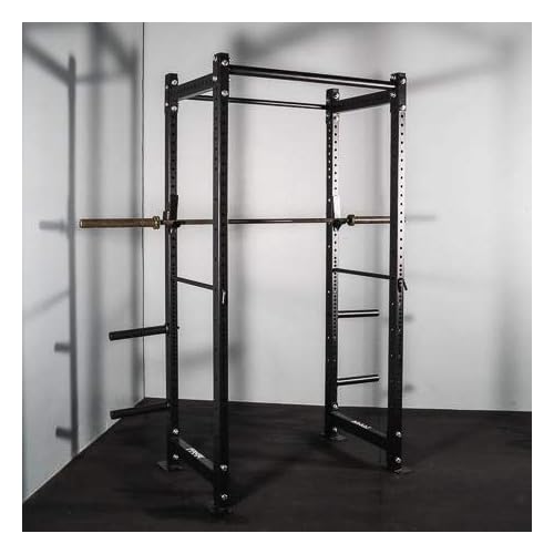 FringeSport Floor-Mounted Power Cage Functional Fitness, Weightlifting, Powerlifting for Bar Work, Pullups & Chin-ups