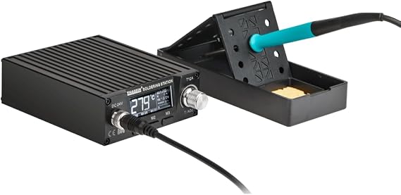 T12 Soldering Station 74W Quick Heating LCD Digital Display Electric Welding Iron Temperature Adjustable With Tip
