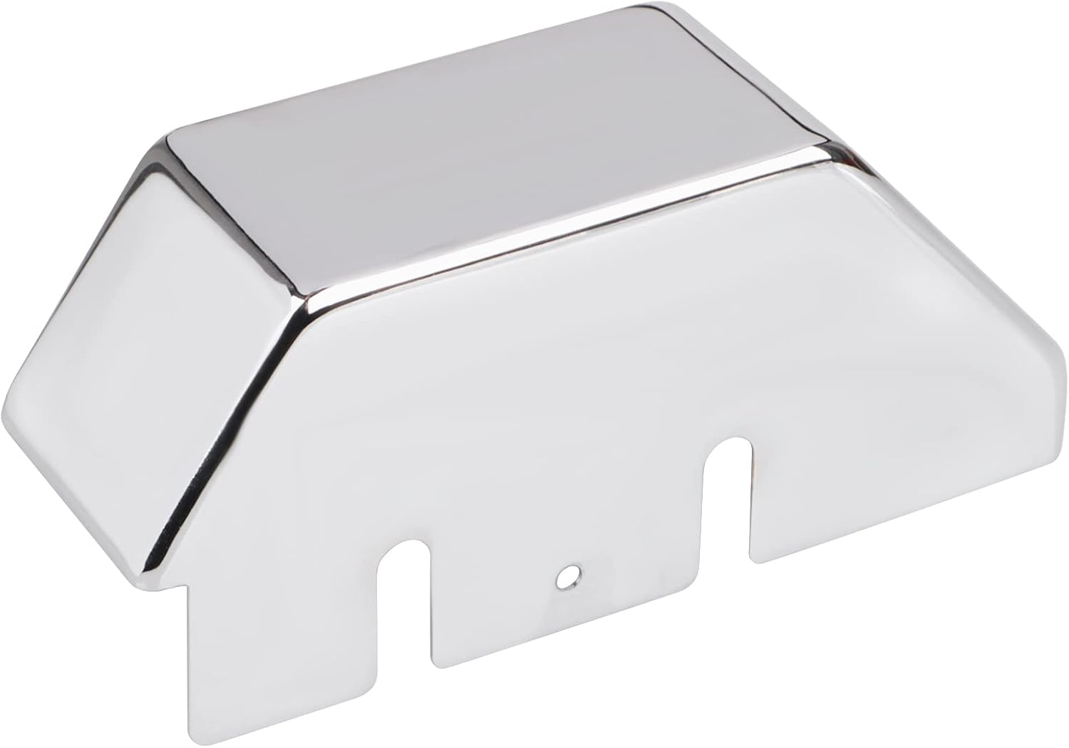 1pcs Rear Master Cylinder Cover For Harley Softail Fat Boy FLSTF Heritage Softail FLSTC FLST FLST FLSTS,Chrome