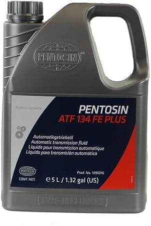 Pentosin 1090216 ATF 134 FE Plus EV Ready Premium Performance Low Viscosity Automatic Transmission Fluid - Compatible with Select Freightliner; Mercedes-Benz; 5 Liter