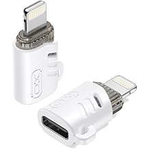 NB256E Lightning - Type-C Dönüştürücü Adaptör - Type-C Kablolarını iPhone Cihazlarda Kullanma Aparatı, Hızlı Veri Aktarımı ve Şarj Desteği, Beyaz