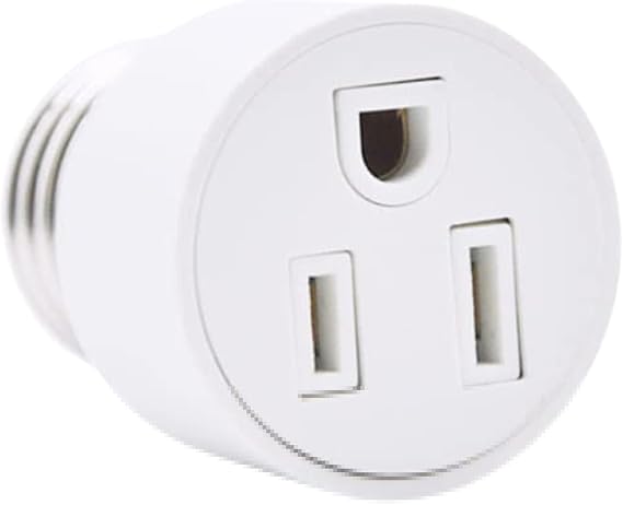 E26/E27 Light Socket Plug Adapter, LED Bulb, Small, No Construction Required, Easy Conversion Adapter, Socket, Ceiling Lighting, Bulb Socket, LED Lamp Holder, Safety Material, Heat Resistant, E27 Lamp