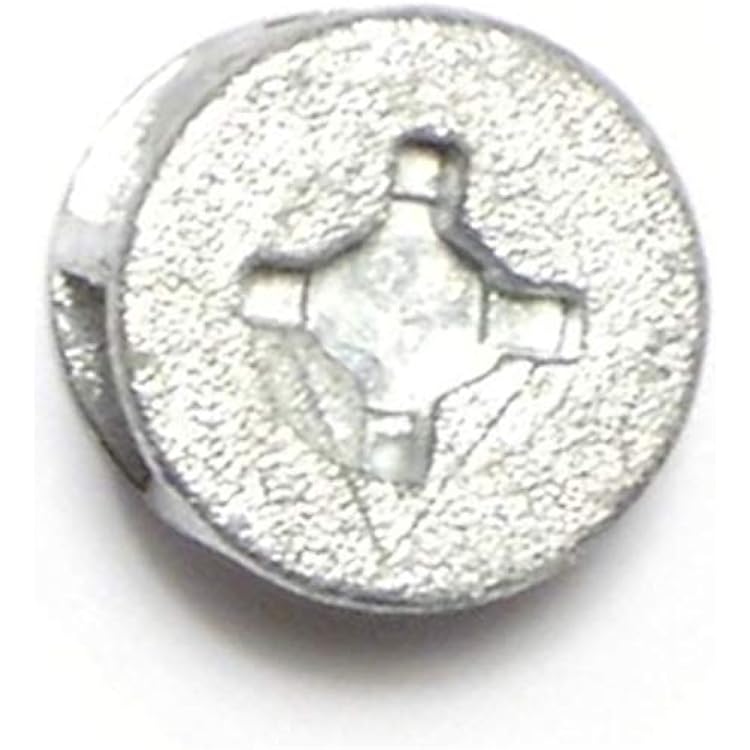 014973165680 Cam Connector Discs, 15mm x 12mm, Piece-10