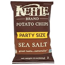 Kettle Chips Sea Salt Institutional, 13-Ounce (Pack of 5)