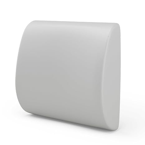 Medline Martha Stewart Foam Lumbar Cushion, 13.5" x 4" x 13", Ergonomic Back Support for Comfort