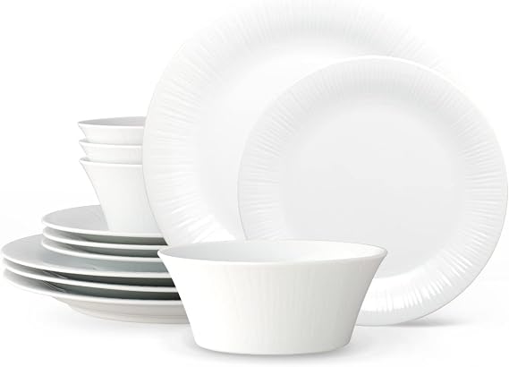Noritake Conifere 12-Piece Dinnerware Set, Service for 4