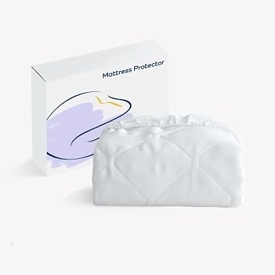 Vesta Bamboo Cooling Mattress Pad, Added Cushioning, Washable Fitted Mattress Protector, Enhanced Breathability, Noiseless Design Bamboo Mattress Cover, FullQueen