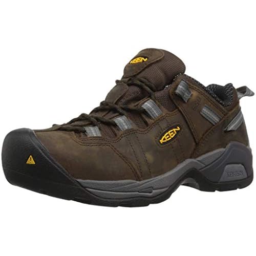 KEEN Utility Mens Detroit XT ESD Low Height Leather Steel Toe Work Shoes