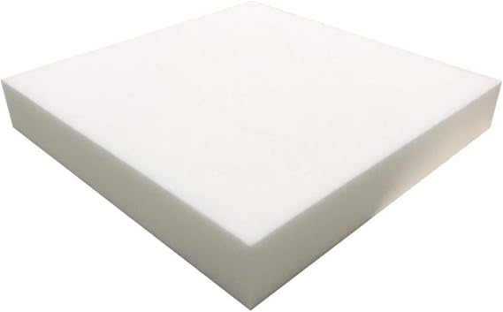 FOAMMA 2" x 11" x 11" High Density Upholstery Foam, Chair Cushion Square Foam for Dinning Chairs, Wheelchair Seat Cushion Replacement)