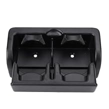 Rear Seat Cup Holder, Back Seat Center Console Cup Holder Insert Console Box Assembly, Compatible with QX56 2012-2013, QX80 2014-2018, Armada 2017-2019, Replaces 887411LK3D