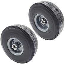 2-Pack Billy Goat 440279 Wheel & Tire 10.5 Solid Tire Force Blower (10" 400295 Flat-Free)
