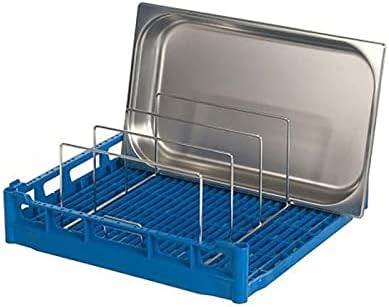 Dishwasher Rack for Gastronorm Pans | 500mm Commercial Dishwasher Rack with Single Open Side (4 Pans MAX Depth 90mm)