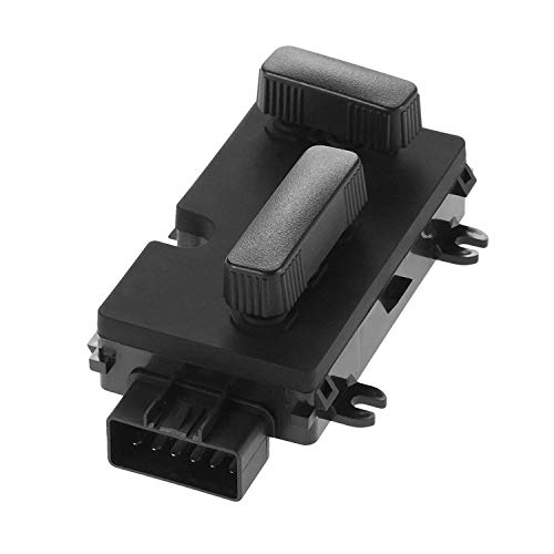Power Seat Switch Adjust Recliner Control Driver Side Left 8 Way Fit for Chevrolet Silverado GMC Sierra Cadillac Escalade Replaces 12450166