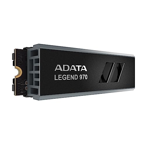 ADATA Legend 970 with heatsink PCIe Gen5 x4 NVMe 2.0 M.2 2280 Internal Gaming SSD up to 10,000 MBs 2TB