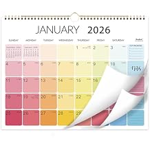 2026 Wall Calendar - 12 Months Wall Calendar from Jan. 2026 - Dec. 2026 with Thick Paper, 15" x 11.5", Perfect Large Calendar 2026 for Organizing