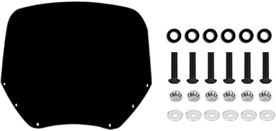 Windscreen Motorcycle Windshield Windscreen for VINTGMT 6021 6022 6023 6024 fairing kit(11" Dark Smoke)