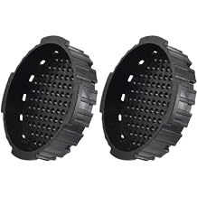 Coffee Filter Cap For Aeropress Coffee And Espresso Maker, Espresso Replacement Part, Black Plastic Accessory(2 pack)