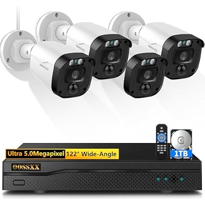 Outdoor Wired Security Camera System Home Video Surveillance Cameras Systems
